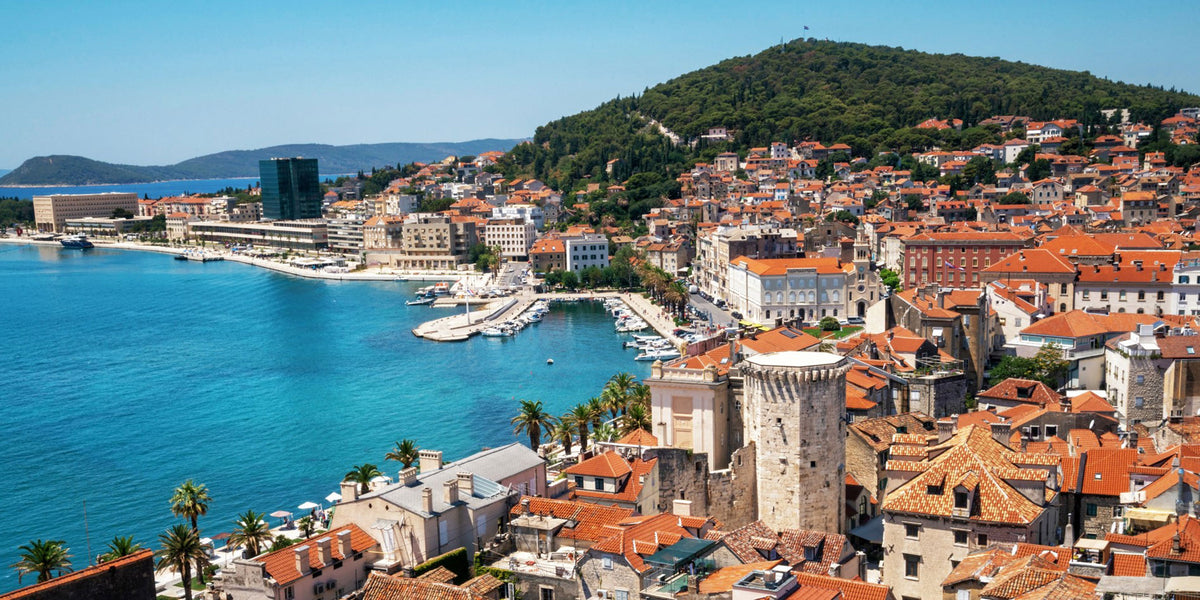 Split liegt in Mitteldalmatien in Kroatien