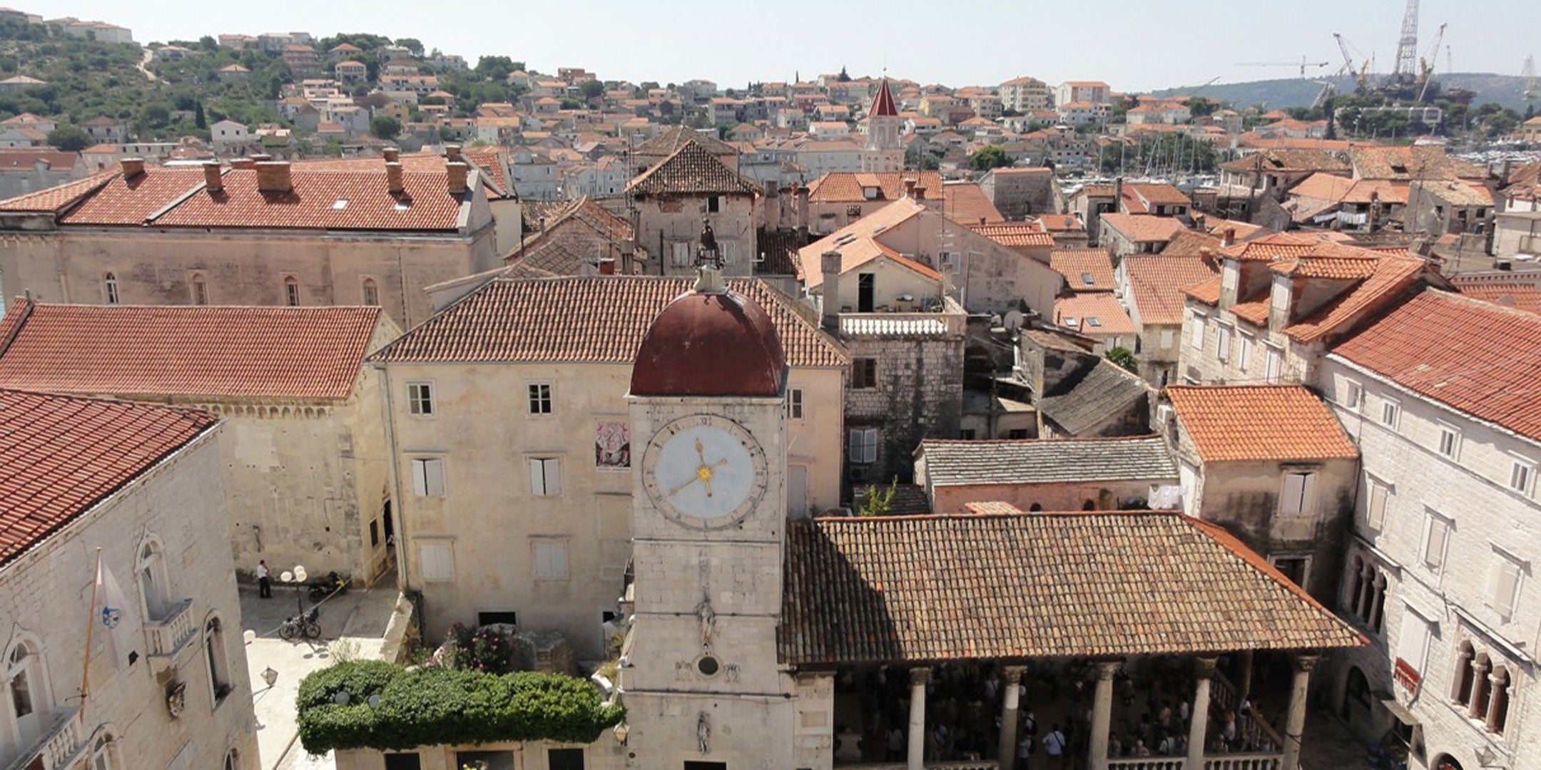 Trogir is a town rich in history in Dalmatia